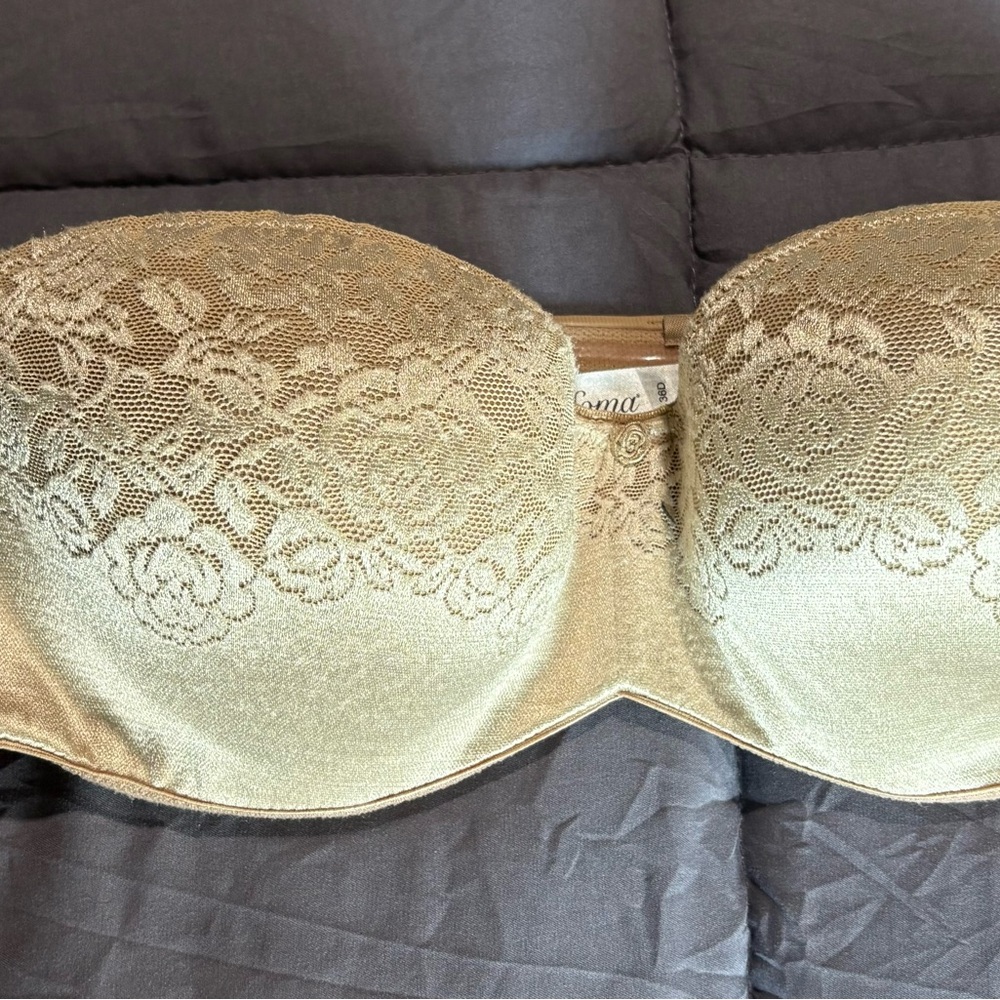 Soma Sunning Support Strapless Bra - Beige
